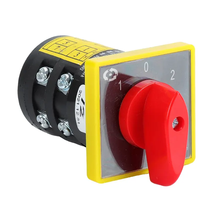 10А Трехпозиционный комбинированный поворотный кулачковый переключатель
