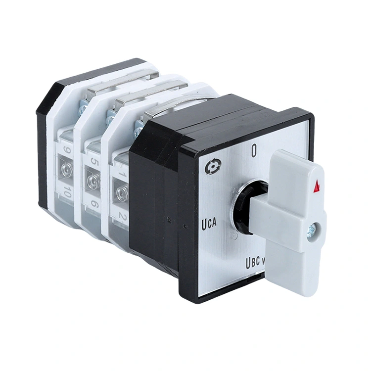 16А Четырехпозиционный кулачковый переключатель амперметра