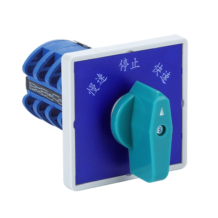 Поворотный кулачковый переключатель с большой панелью, 20А