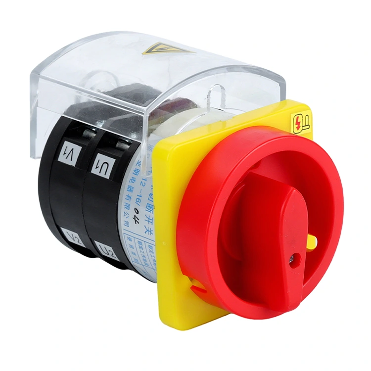 Монтаж на пластине с защитной крышкой Комбинированный переключатель кулачка