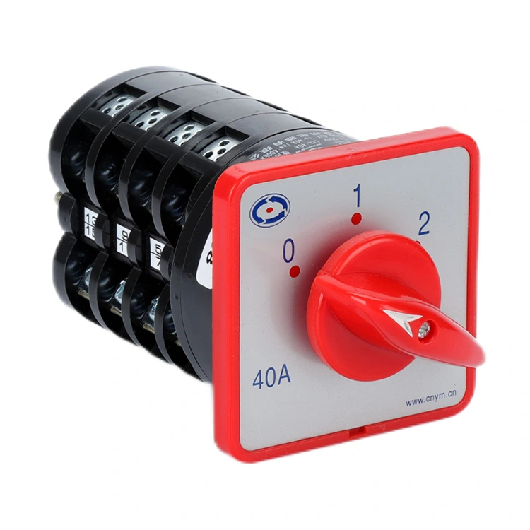 Комбинированный поворотный кулачковый переключатель, 40 А, 7,5 кВт