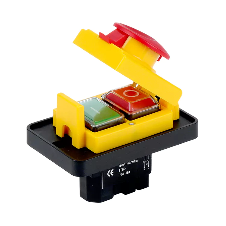 Электромагнитный переключатель крышки аварийной остановки большой панели 8А