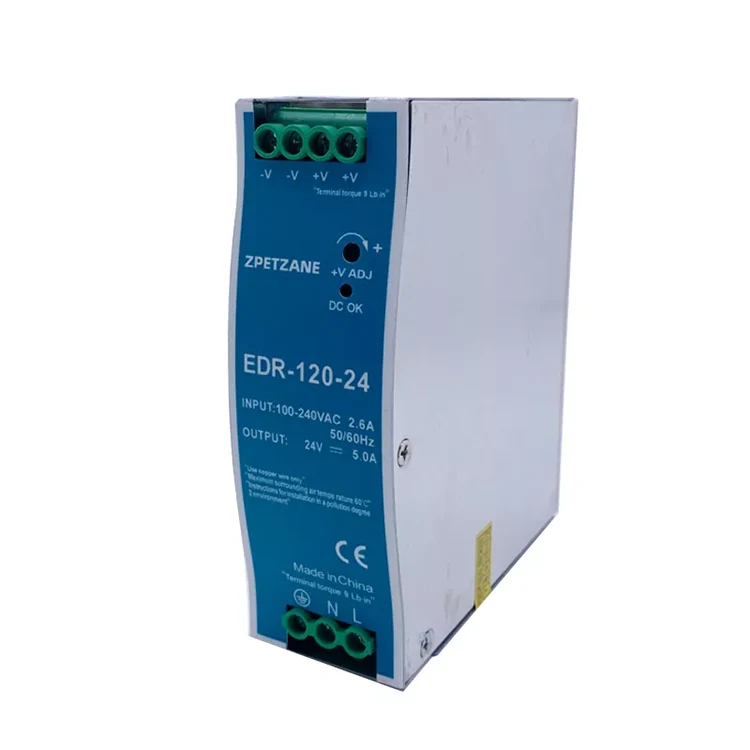 Коммутационный источник питания EDR-120W, монтируемый на DIN-рейку