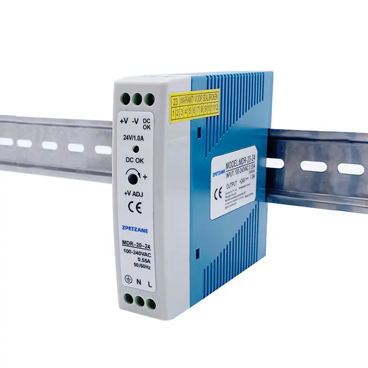 Коммутационный источник питания MDR-20W, монтируемый на DIN-рейку